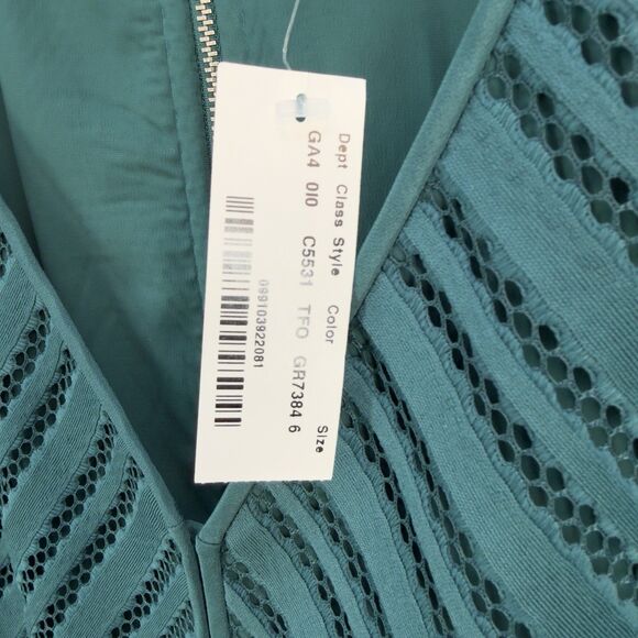 NEW ! J.CREW Striped Eyelet Dress Sz 6 - Picture 16 of 17